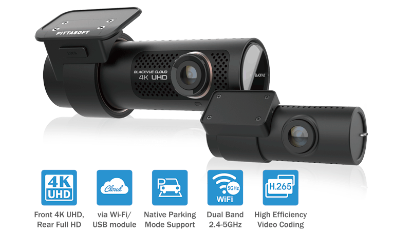 BlackVue DR900X-2CH – 4K Ultra HD Smart Dash Cam