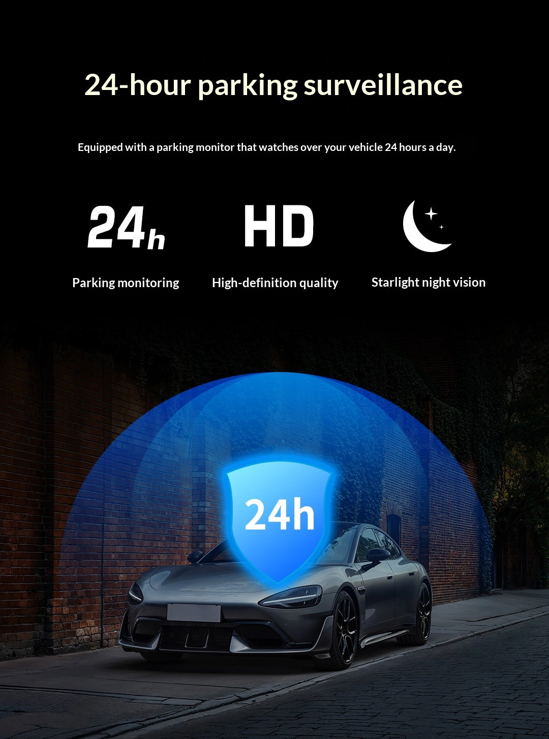 F6 3.0" Dual Dash Cam with GPS & Rear Camera