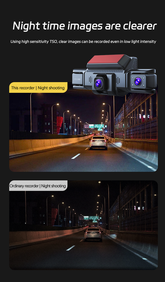 Mini WIFI 4 Channel 1080P 360 Dash Camera
