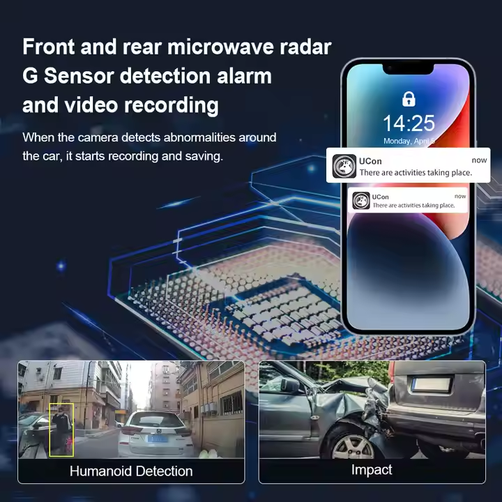 LS VISION 4K WiFi GPS Dual Lens Dash Cam